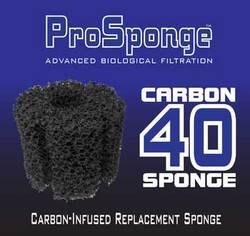 Deep Blue Professional ADB88942 Prosponge 40 Carbon Sponge Submersible Filter for Aquariums