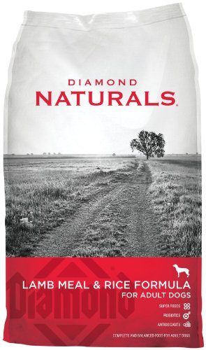 Diamond Naturals Dry Food for Adult Dogs, Lamb and Rice Formula, 40 Pound Bag