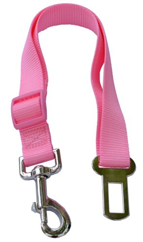 Hot Pink Pet Dog Adjustable Car Automotive Seat Safety Belt Vehicle Seatbelt leash lead Travel For Small / Medium / Large Dogs,Cats