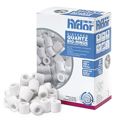 Hydor Professional Canister Filter, Sintered Quartz Rings Bio-Media
