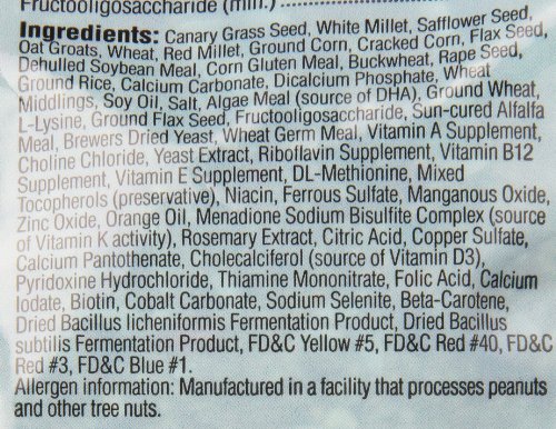 Kaytee Forti Diet Pro Health Food with Safflower for Cockatiels, 5-Pound Bag - Image 3
