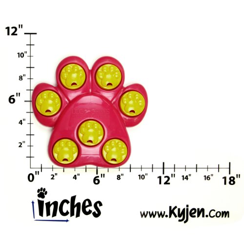 Kyjen DG40112 Paw Hide Treat Toy Dog Toys Scent Puzzle Training Toy, Large, Red - Image 6