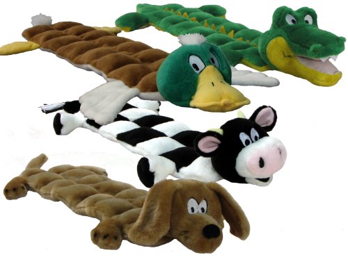 Kyjen PP02233 Squeaker Mat Gator 16 Squeaker Plush Squeak Toy Dog Toys, Large, Green - Image 8