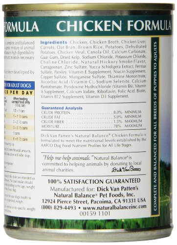 Natural Balance Ultra Premium Chicken Canned Dog Formula, Case of 12 Cans/13 Oz - Image 6