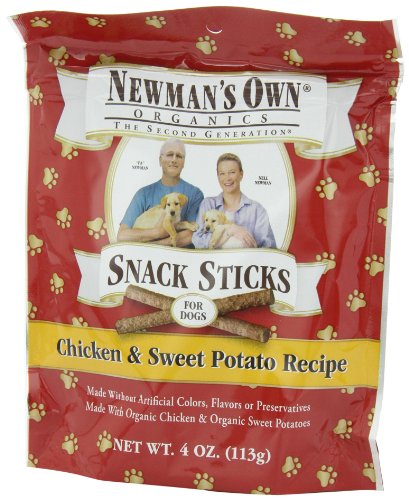 Newman's Own Organics Dog Snack Sticks, Chicken and Sweet Potato, 4 Ounce (Pack of 6) - Image 6