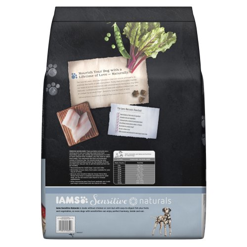 Iams Sensitive Naturals Ocean Fish and Rice Dog Dry Food, 17.2-Pound - Image 3