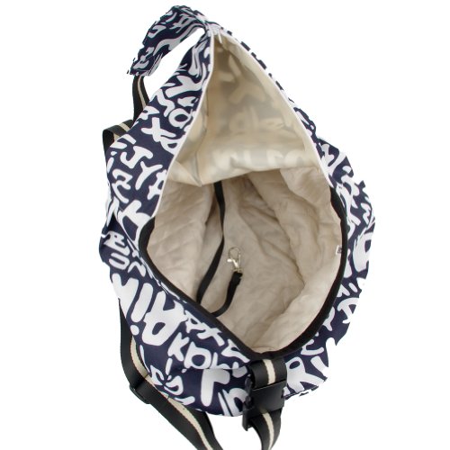 New Pet Sling-style carrier Dog Cat sling Bag -Black and White Printing Medium Size - Image 5