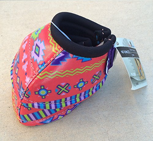 CLASSIC EQUINE ★ BALLISTIC NO TURN DY NO OVERREACH BELL BOOTS ★ CORAL SOUTHWEST ★ ALL SIZES (Large) - Image 3