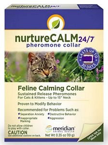 NurtureCALM 24/7 Feline Calming Pheromone Collar (Upto 15" Neck)