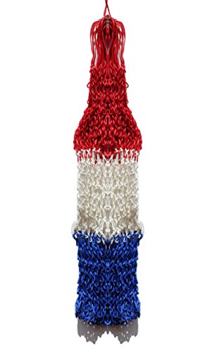 Slow Feed Horse Hay Net Bag Haynet for Horses Feeder Haybag Heavy Duty Poly Bag Patriotic Red White Blue Large 42" inch, by Prairie Horse Supply - Image 3