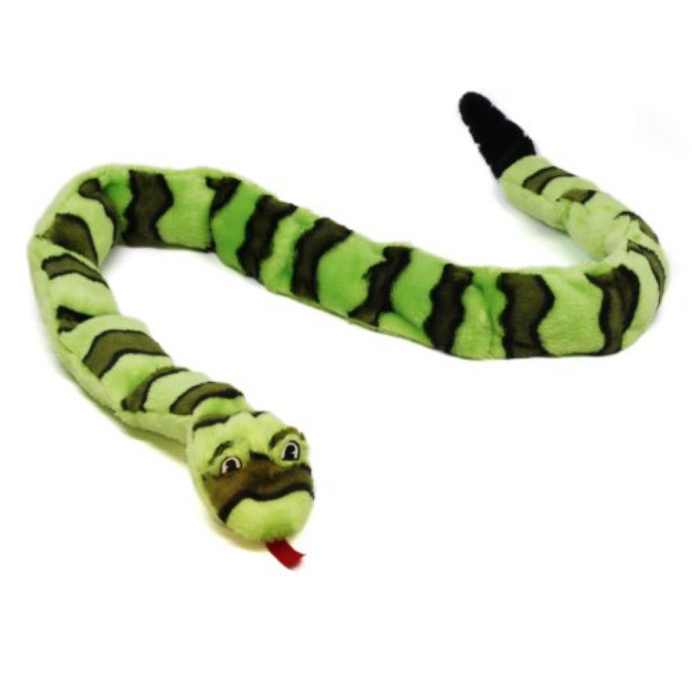 plush snake dog toy