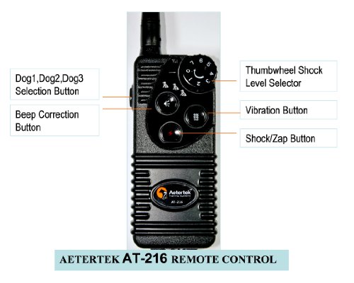 600 YARD WATERPROOF REMOTE DOG TRAINING SHOCK COLLAR WITH 7 ADUSTABLE SHOCK LEVELS PLUS BEEP TONE AND VIBRATION FOR ONE DOG TRAINING - Image 3