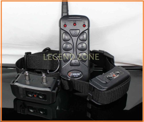AETERTEK ® 300 Meter Range Remote Control Dog Training Shock Collar with Separate Shock and Vibrate for Medium to Large Dogs (2-dog trainer)