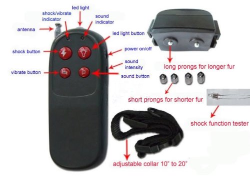 ATC 4 IN 1 training dog collar Remote Pet Training Vibra & Electric Shock, Waterproof and Shockproof - Image 8