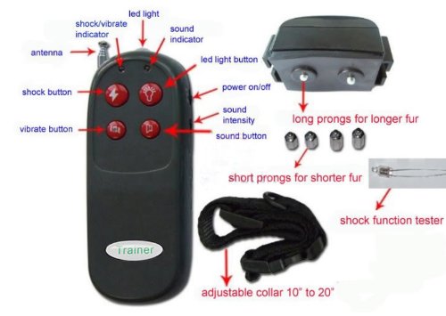ATC 4 IN 1 training dog collar Remote Pet Training Vibra & Electric Shock, Waterproof and Shockproof - Image 9