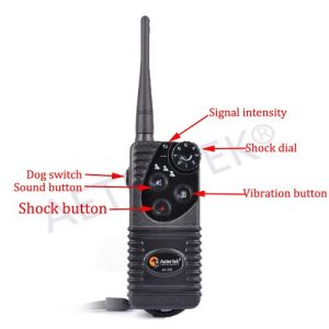 Aetertek AT-216S Submersible 550m Remote Range Pet Dog Electric Shock Trainer Control 2 Dog Training Anti Bark Shock Collar