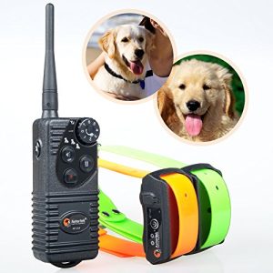 Aetertek AT-216S Submersible 550m Remote Range Pet Dog Electric Shock Trainer Control 2 Dog Training Anti Bark Shock Collar - Image 2