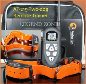 Aetertek AT-219 (UPGRADED NEW VERSION) LCD Display Remote Control 4-in-1 Dog Training Collar with Shock,Vibration,Beep Tone, and Auto Anti-bark for Small, Medium and Large Dogs - Image 2