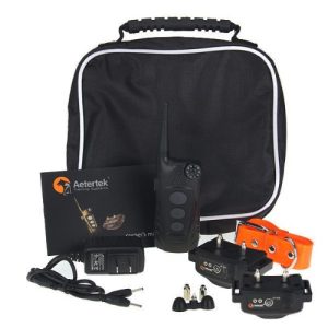 Aetertek AT-918 550M/ 600 Yard Waterproof Remote Control Training Collar Shock Trainer for 2dog - Image 8