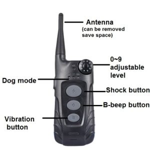 Aetertek AT-918 550M/ 600 Yard Waterproof Remote Control Training Collar Shock Trainer for 2dog