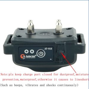Aetertek AT-918 550M/ 600 Yard Waterproof Remote Control Training Collar Shock Trainer for 2dog - Image 7