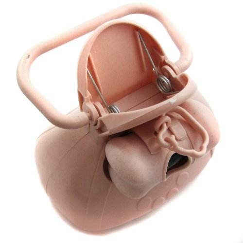 Alfie Lifestyle Pet Accessory - Pet Waste Pickup Tool with Detachable Bag Dispenser and Bags with Carabineer for Leash - Color: Pink - Image 7
