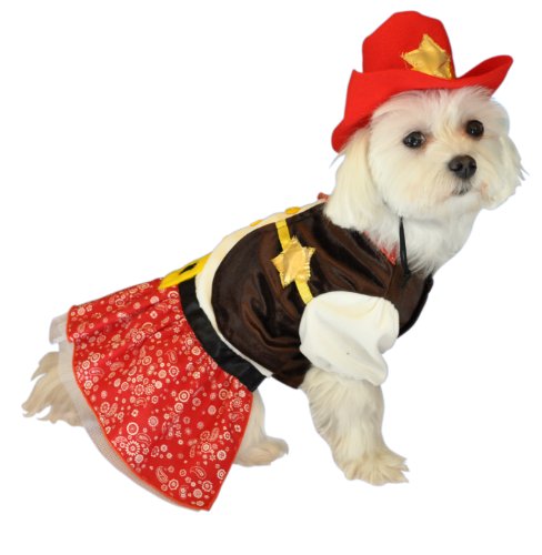 Anit Accessories Cowgirl Dog Costume, 8-Inch - Image 3