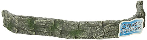 Aquatic Creations Grey Green Landscape Wall Aquarium Ornament - Image 3