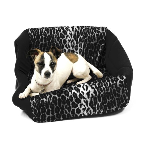 Best Friends by Sheri 2-in-1 Pet House-Sofa Zoo Leopard Black, 13x15x15-Inch, Small - Image 4