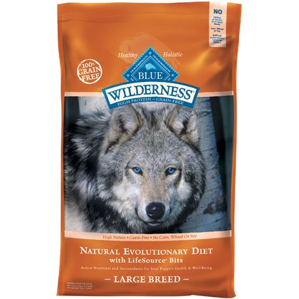 Blue Buffalo Wilderness Chicken Recipe Dry Food for Large Breed Dogs, 24-Pound