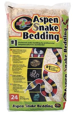 Brand New ZOO MED/AQUATROL, INC - ASPEN SNAKE BEDDING 24QT "REPTILE PRODUCTS - REPTILE - SUBSTRATE/BEDDING"