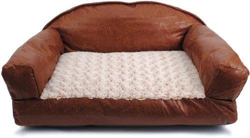 Brinkmann Pet 29-Inch by 19-Inch Faux Leather Sofa Bed