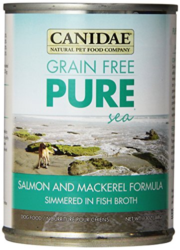 Canidae 12-Pack Canned Dog Food, Grain Free Salmon And Mackerel Formula, 13-Ounce Can