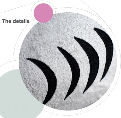 Colorfulhouse Shark Round House Puppy Bed with Pet Bed Mat, Small to Medium (Small) - Image 8