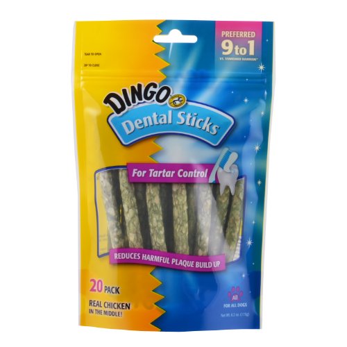 Dingo Dental Sticks for Tartar Control, 20-Count (P-26013)