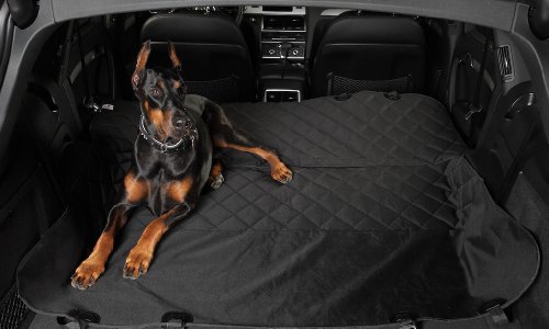 Dog Seat Cover with the Best Nonslip Rubber Backing and Seat Anchors for Cars Trucks and SUVs Black Regular - Image 9