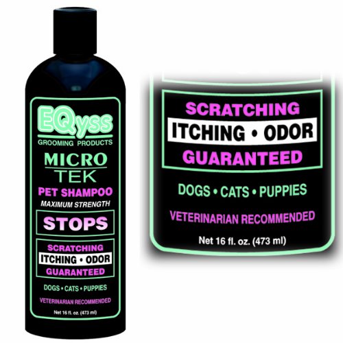 EQyss Micro-Tek Medicated Pet Shampoo, 16-Ounce - Image 3