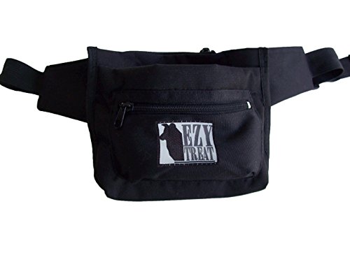 EZY TREAT - TOP QUALITY DOG TREAT BAG FOR REWARD TRAINING Easy Open Close Spring Hinge - Treat Training Pouch - Quick access to Dog Treats - For Dog Obedience - Dog Agility Training - Professional Dog Trainers - Dog Walkers - Adjustable Nylon Belt - 6 Compartments - 100% Satisfaction Guarantee (Black) - Image 11
