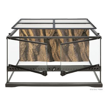 Exo Terra Short All Glass Terrarium, 24 by 18 by 12-Inch