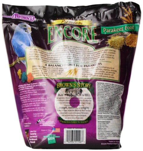 F.M. Brown's Encore Parakeet Food, 5-Pound - Image 5