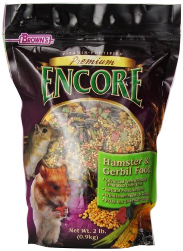 F.M. Brown's Encore Premium Hamster and Gerbil Pet Food, 2-Pound