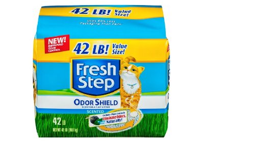 FRESH STEP CAT LITTER 261345 Fresh Step Odor Shield Scoop for Pets, 42-Pound