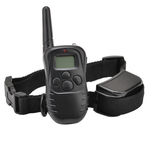 Generic Rechargeable & Waterproof Wireless LCD Digital Smart Remote Control Dog Shock Training or Ant-Bark Collar ( For 20-120lb Dog, 1 Collar Version)