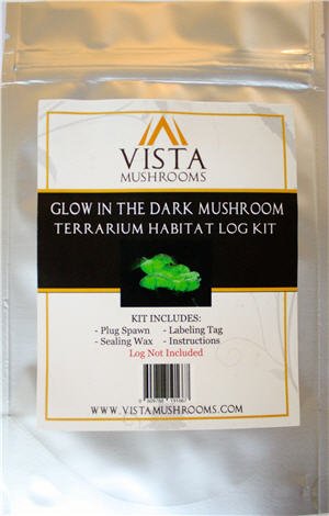 Glow in the Dark Mushroom Growing Log Habitat Kit Terrariums Vivariums - Image 3