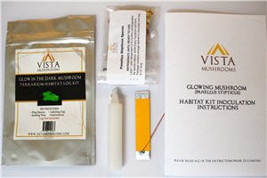 Glow in the Dark Mushroom Growing Log Habitat Kit Terrariums Vivariums - Image 4