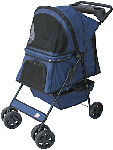 Go Pet Club Pet Stroller Blue