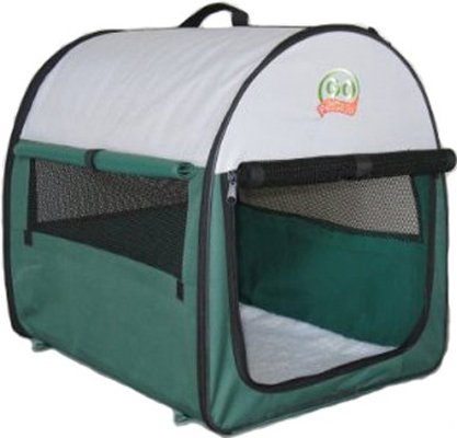 Go Pet Club Soft Crate for Pets, 18-Inch, Green