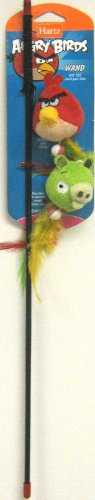 Hartz Angry Birds Wand Cat Toy - Officially Licensed by Rovio