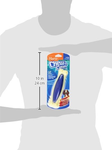 Hartz Chew 'n Clean Large Bone, Bacon Flavor (Colors May Vary) - Image 3