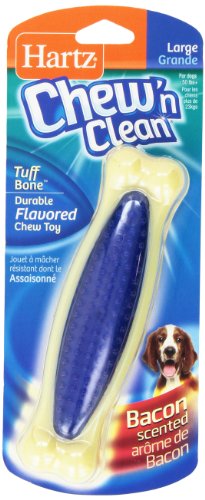 Hartz Chew 'n Clean Large Bone, Bacon Flavor (Colors May Vary)